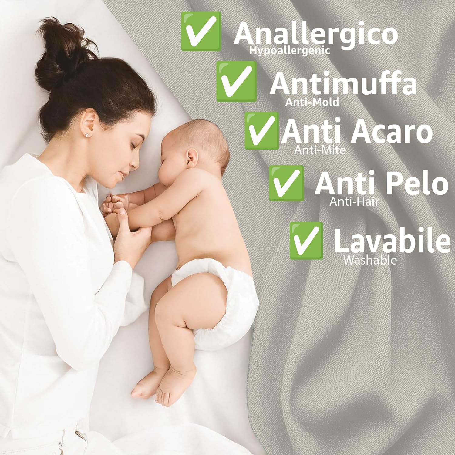 Copriletto Cotone ORGANICO Coperta Resistente Letto Lavabile Telo Arredo Multiuso - PANAMA - immagine 4