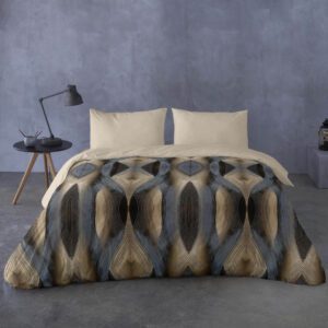 Set Lenzuola Letto Matrimoniale Completo con Federe 100% Puro Cotone