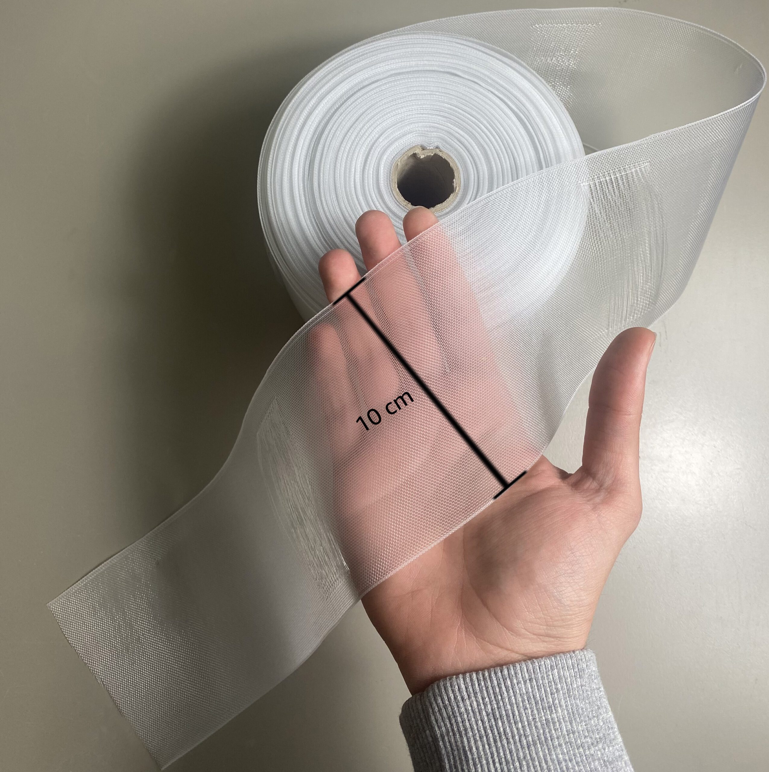 Fettuccia Per Tende A Onde PER BASTONI Nastro Wave da cucire Trasparente per Bastoni - immagine 3