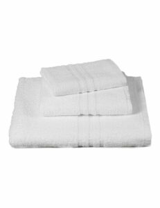 Set Asciugamani Bagno - 3 Pezzi Asciugamano 100% Cotone Varie Dimensioni Spugna Morbida per Doccia Bidet Viso Mani Hotel B&b Alberghi
