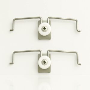 Ganci NO FORO Tende Finestre Per TUTTI GLI INFISSI Ganci senza bucare per Binari e Barre SENZA BUCHI - RAGNO PER TENDE