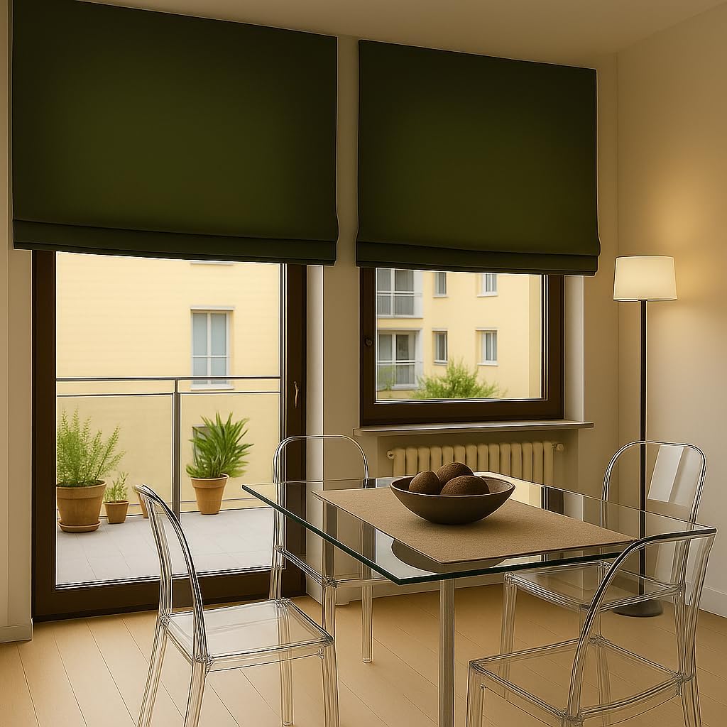 Tenda a Pacchetto per Porta Finestra - SU MISURA Artigianali - Tende a Pacchetto per Sala, Cucina, Bagno, Stanza da Letto, Uffici - immagine 3