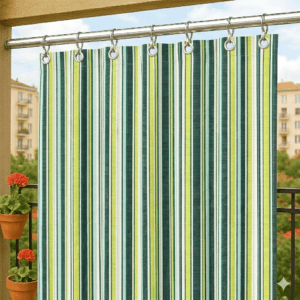 Tende Impermeabili FANTASIA MULTIRIGA Per Esterno Con Anelli In Metallo A Caduta Antimuffa - Tende Laterali Gazebo Oscuranti Tenda Parasole Terrazzo Balcone Tela Solare Frangivista