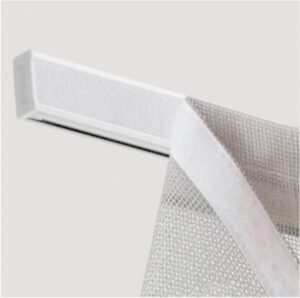 Bastone Tenda con Strappo SU MISURA - Barra per Tende a Pannello per Vetro Tende Pacchetto Tendine Porta Finestra infisso Binario Riloga Guida tenda