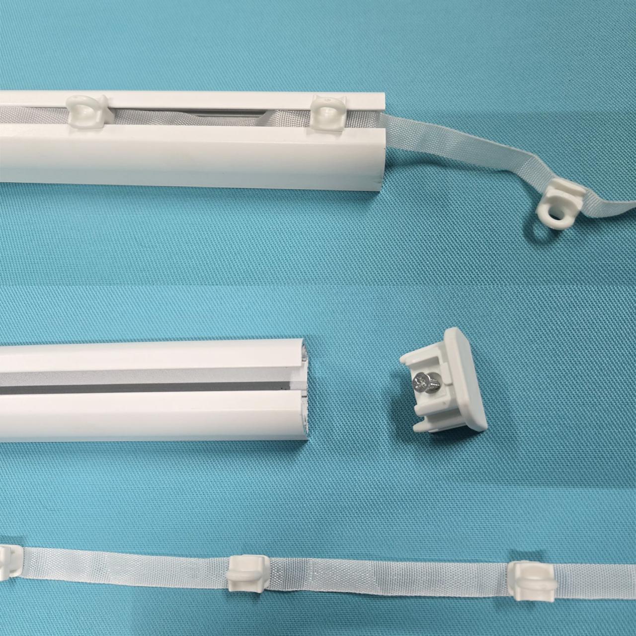 Fettuccia per Tende a Onde con Scorrevoli 6-8cm Nastro Tende con Sistema Wave per Binario Arricciatende Professionale Tenda a Onda Moderna Kit Scorritenda Universale Invisibile - immagine 4