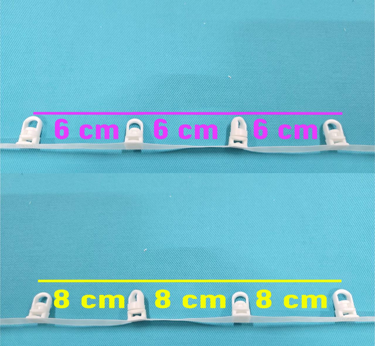 Fettuccia per Tende a Onde con Scorrevoli 6-8cm Nastro Tende con Sistema Wave per Binario Arricciatende Professionale Tenda a Onda Moderna Kit Scorritenda Universale Invisibile - immagine 2