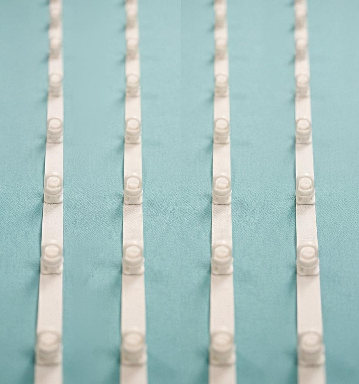 Fettuccia per Tende a Onde con Scorrevoli 6-8cm Nastro Tende con Sistema Wave per Binario Arricciatende Professionale Tenda a Onda Moderna Kit Scorritenda Universale Invisibile - immagine 6